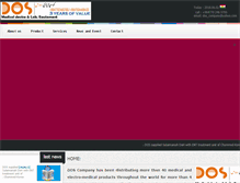 Tablet Screenshot of dos-group.org